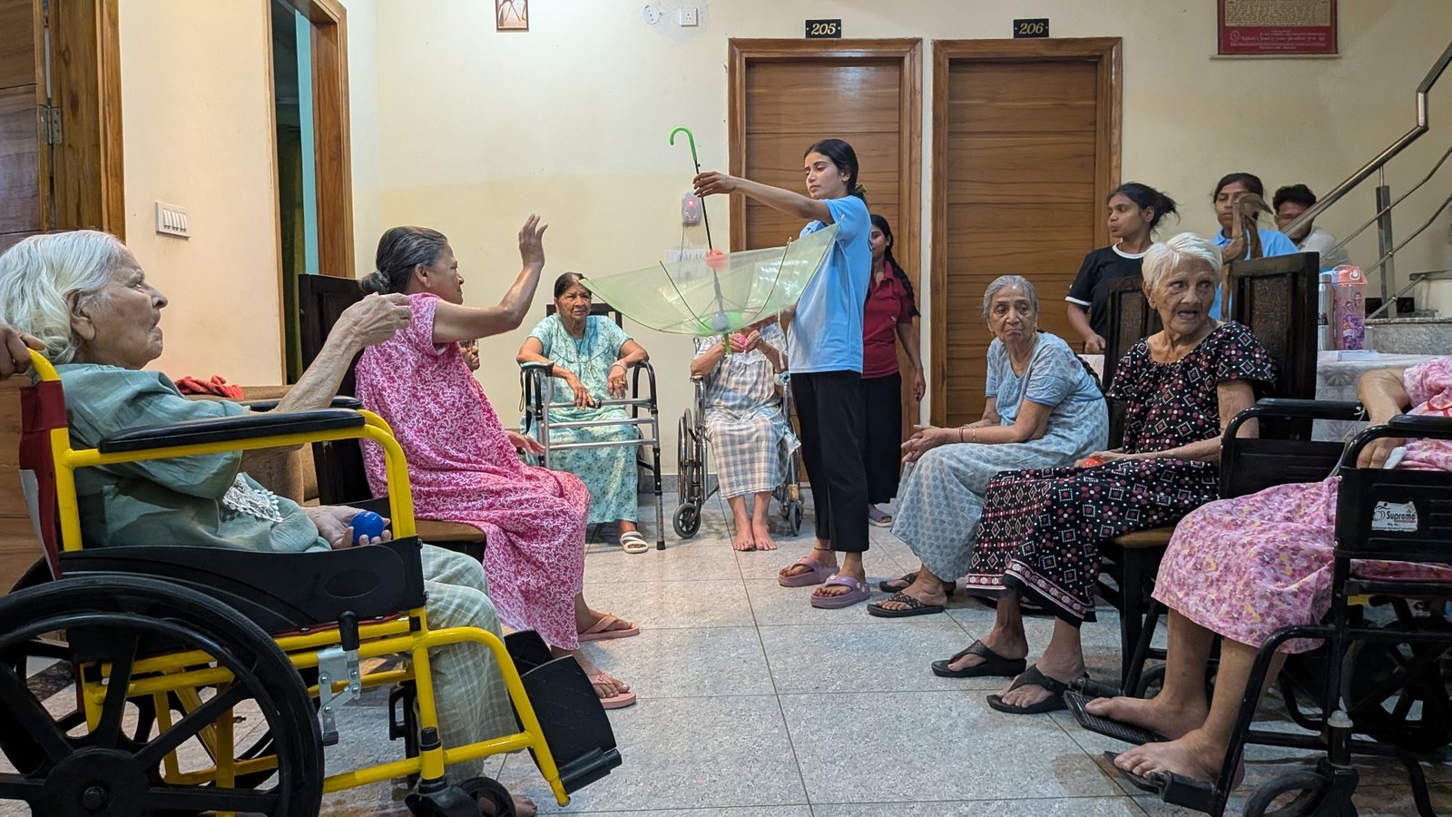 Senior group activities and games